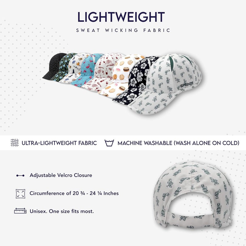 Sprints Race Day Performance Running Cap | The Lightweight, Quick Dry, Sport Hat, One Size, Unisex - Image 5